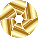 Gold Shutter Icon