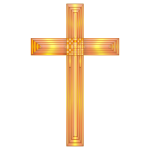 Golden Cross No Background