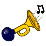 Colored horn