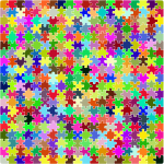 Jigsaw Colorful Pattern