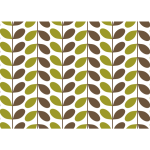 Leafy pattern vector image