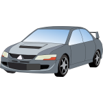 Vector graphics of a car