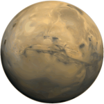 Planet Mars vector image