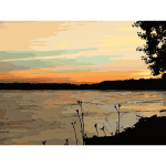 Missouri river sunset 2016060442