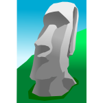 Moai vector graphics