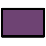 Moontab tablet PC vector illustration