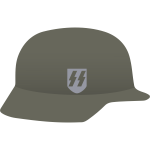 Nazi helmet vector image
