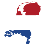 Netherlands Map Flag