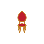 Old chair vector image