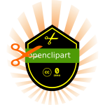 Open clipart emblem