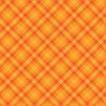 Orange Gingham Checkered Background