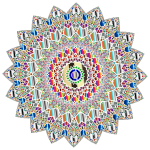 Polished Chromatic Mandala No Background