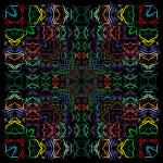 Prismatic Abstract Tribal Style Design