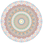 Prismatic Geometric Mandala 2 No Background