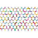 Prismatic Hexagonal Geometric Pattern 2 No Background