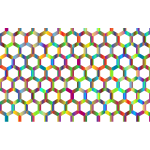 Prismatic Hexagonal Geometric Pattern 3 No Background