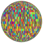Prismatic Hexagonal Grid Sphere Variation 2 4