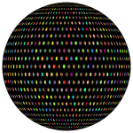 Prismatic Polka Dots Mark II Sphere