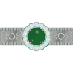 Shiny jewelry vector image