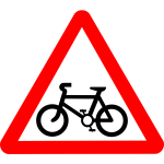 Roadsign Cycle route