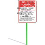 Sign No Dumping