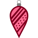 Red spiky bauble