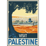 Travel poster of Palestine