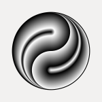 Simple illustration of a traditional Chinese symbol