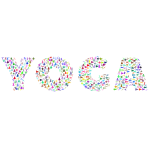 Yoga Typography Prismatic