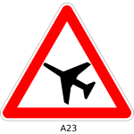 Airport sign vector