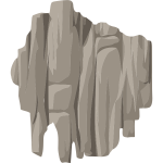 alpine landscape cliff face bandaid topper 01a al1