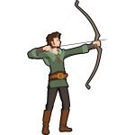 Archer vector illustration