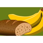 Bread and banana image