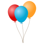 Balloons vector graphics