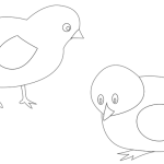 chickens-vector-coloring