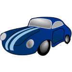 Toy car vector clip art illustration