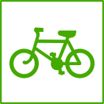 eco green cycle icon