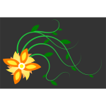 Sun flower vector graphics