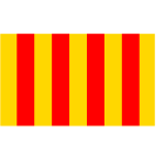 Provence region flag vector image