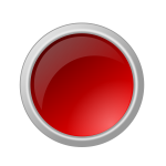 Dark red button in gray frame