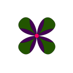 greenpurpul flower
