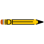 Idea pencil logo concept