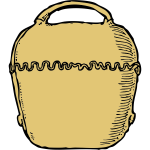Vector graphic of Swiss cow bell