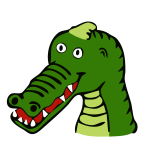 Green alligator