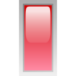 Rectangular red box vector clip art