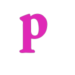 lowercase p