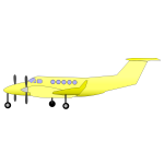 Yellow plane image