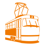Tramway vector drawing
