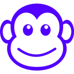 Face of the monkey