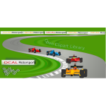 Vector illustration of formula race